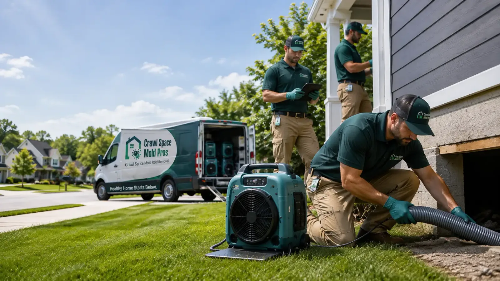 Crawl Space Mold Removal in Columbia, VA